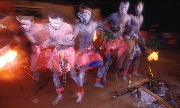 2953 zeremonie Zeremonie des Bwiti Kultes