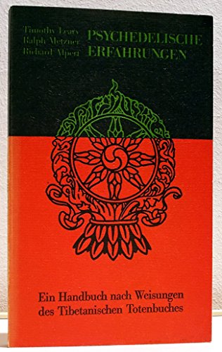 Buchcover von „Psychedelische Erfahrungen“ in grün-rotem Design mit deutschem Text, perfekt für Liebhaber psychedelischer Bücher.