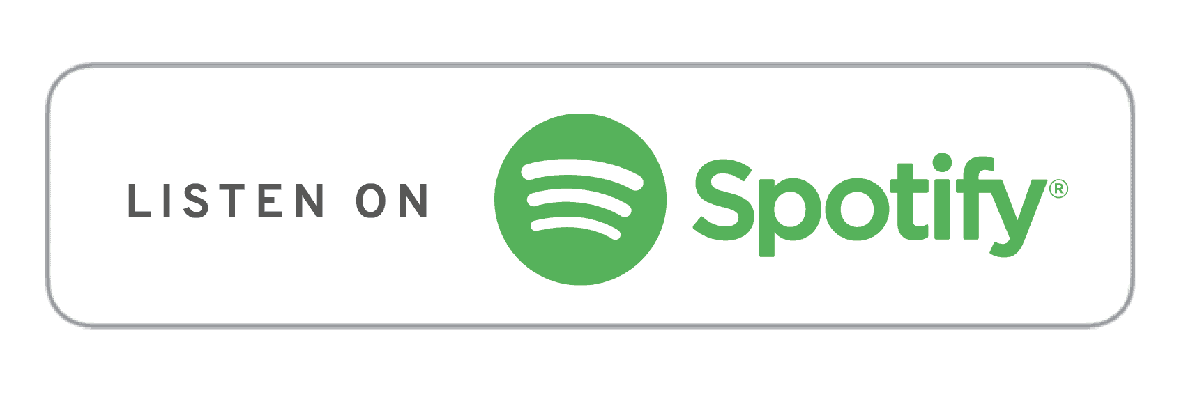 „Auf Spotify hören“-Schaltfläche mit grünem Spotify-Logo auf weißem Hintergrund.